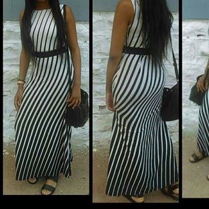 Stripped Ann Taylor Dress